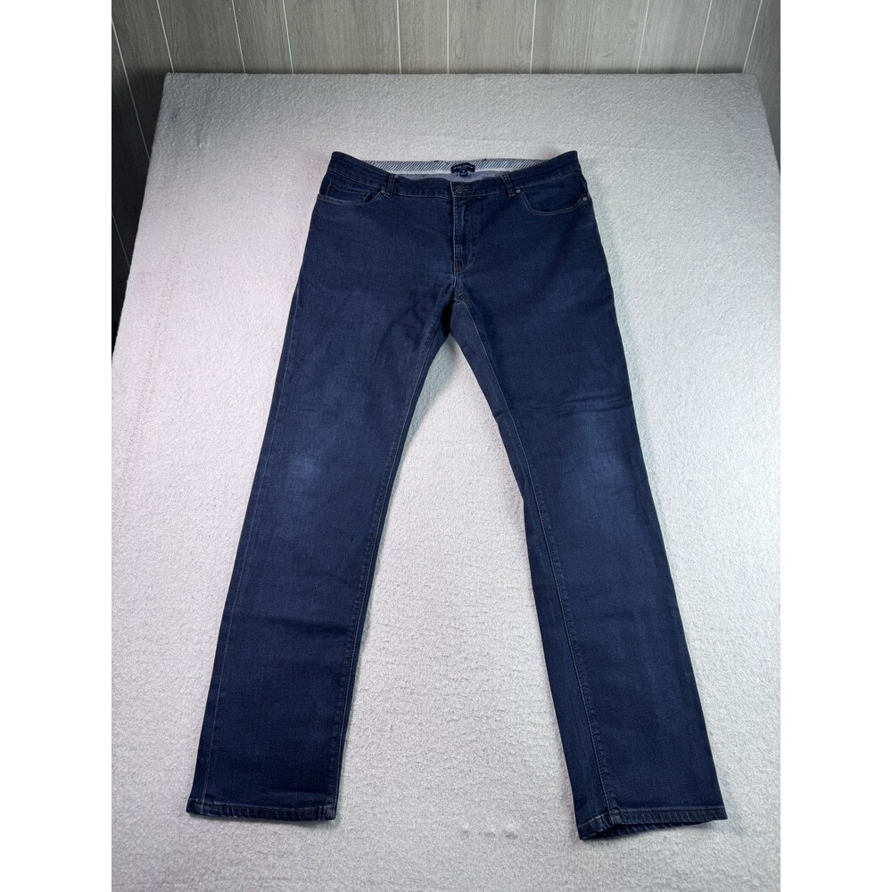 Peter Millar Collection Men's Jeans Size 38 Dark Wash Straight Leg Button Fly
